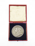 1897 Victoria Diamond Jubilee 56mm Silver Medal - Cased