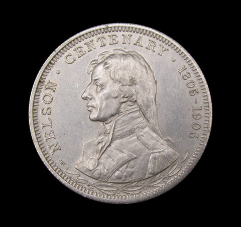 1905 Centenary Of The Battle Of Trafalgar 38mm Calendar Medal