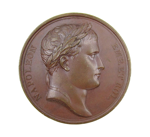 France 1806 Napoleon Sovereignities Given 40mm Medal - By Andrieu