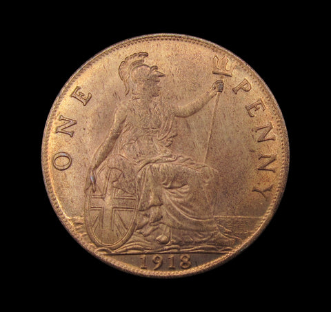 George V 1918 Penny - UNC