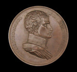 France 1800 Napoleon Passage Through St Bernard 59mm Medal - By Montagny