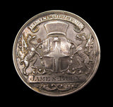 c.1760-1800 Stock Brokers Pass Silver Medal - Naylor Type 4b