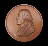 1859 Thomas Gainsborough Art Union 55mm Medal - By Ortner