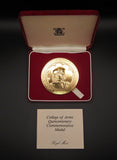 1984 RM College of Arms Quincentenary 63mm Gilt Bronze Medal