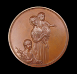 1859 Thomas Gainsborough Art Union 55mm Medal - By Ortner