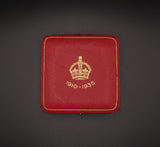1935 George V Silver Jubilee Royal Mint 57mm Silver Medal - Cased