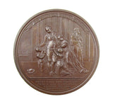 France 1793 Louis XVI King's Farewell 47mm Medal - By Kuchler