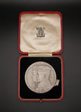 1935 George V Silver Jubilee Royal Mint 57mm Silver Medal - Cased
