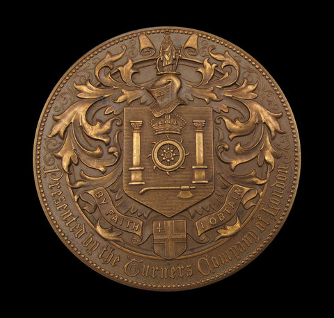 c.1890's Turner's Company Of London 63mm Bronze Medal - By Pinches