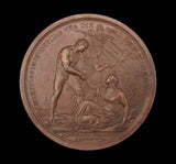France 1880 Napoleon Battle Of Marengo 53mm Medal - By Lavy