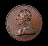 Switzerland 1847 General Guillaume Henri Dufour 37mm Medal - By Bovy