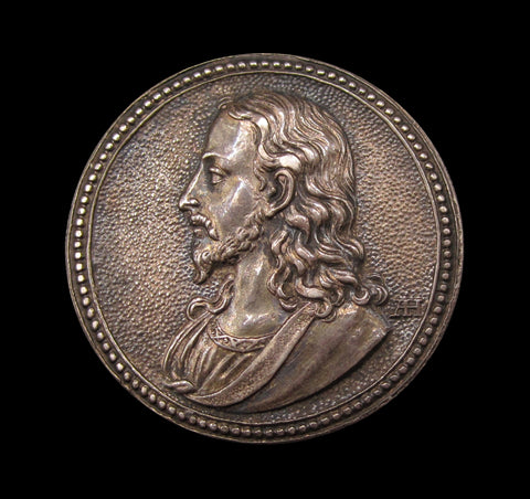 Italy c.1660 Jesus Christ 26mm Silver Medal - By Hamerani
