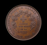 Switzerland 1847 General Guillaume Henri Dufour 37mm Medal - By Bovy