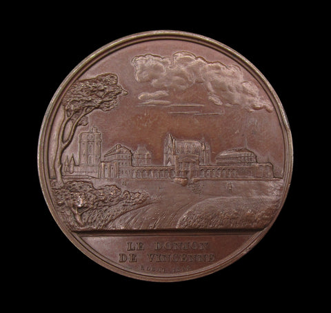 France 1844 Storming Of The Bastille 42mm Medal - By Rogat