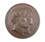 1882 City Of London School New Buildings 77mm Bronze Medal
