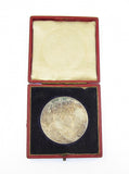 1902 Edward VII Coronation 55mm Silver Medal - Cased