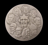1965 Westminster Abbey Anniversary 57mm Silver Medal - Cased