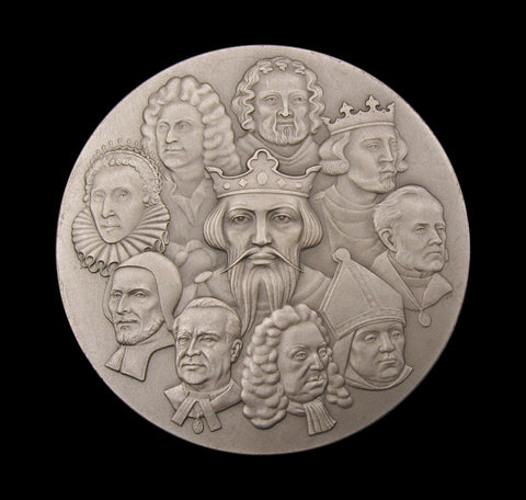 1965 Westminster Abbey Anniversary 57mm Silver Medal - Cased
