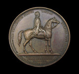 1844 Duke Of Wellington Royal Exchange 38mm Bronze Medal - By Allen & Moore