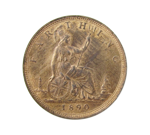 Victoria 1890 Farthing - UNC