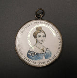 1838 Queen Victoria Coronation 45mm Coloured Medal