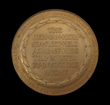 1916 Battle of Jutland Jellicoe & Beatty 76mm Medal - By Gilbert / Wheeler