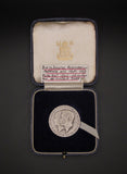 1937 Birth's Death's And Marriages 32mm Silver Medal - Cased