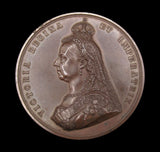 1887 Victoria Golden Jubilee 77mm Bronze Medal - By Boehm
