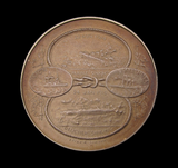1915 Heligoland Bight & Dogger Bank 45mm Silver Medal - By Spink & Son