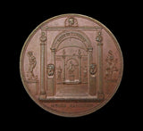 France 1804 Napoleon Louvre Museum 32mm Medal - By Andrieu