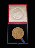 1902 Edward VII Coronation 55mm Bronze Medal - Cased