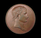 France 1804 Napoleon Louvre Museum 32mm Medal - By Andrieu