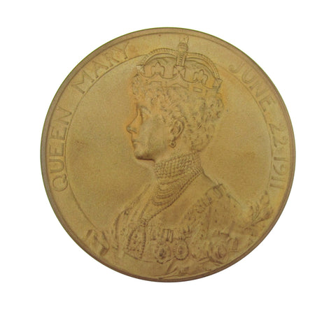 1911 George V Bronze Coronation 51mm Medal - With Envelope