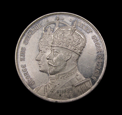 1911 George V Royal Visit to India 38mm Medal