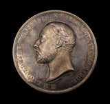 1907-1908 Prince Of Wales Technological Examination 51mm Silver Medal - Pair