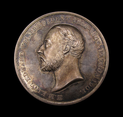 1907-1908 Prince Of Wales Technological Examination 51mm Silver Medal - Pair