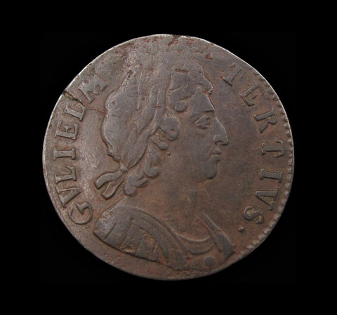 William III 1699 Halfpenny - Date In Legend - NVF