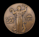France 1948 Society of Civil Engineers Centenary 68mm Medal - By Vernon