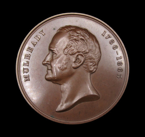 1877 William Mulready Art Union Of London 56mm Medal - By Adams