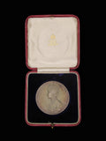 1911 George V Coronation 51mm Silver Medal - Cased