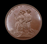 1877 William Mulready Art Union Of London 56mm Medal - By Adams