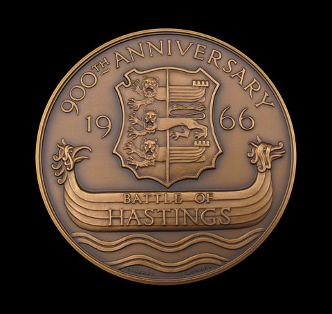 1966 Battle of Hastings 900th Anniversary 58mm Medal - By Pinches