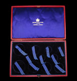 1887 Embossed Hard Case For 11 Coin Proof Set - Five Pound To Threepence