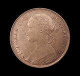 Victoria 1881 H Penny - Freeman 108 - EF