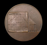 France 1931 Women Of Dioula 59mm Bronze Medal - By Monier