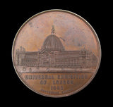 1862 Universal Exhibition London 50mm Bronze Medal - By Bovy
