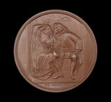 1870 Charles Leslie Art Union Of London 55mm Medal - By Wyon