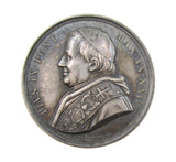 Italy Papal States 1867 The Piazza del Quirinale 44mm Silver Medal