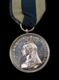 1897 Victoria Diamond Jubilee Silver Medal On Ribbon - By Emptmeyer