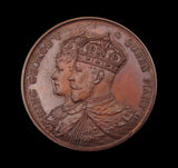 1911 Coronation Borough Of Derby 39mm Bronze Medal - By Dingley